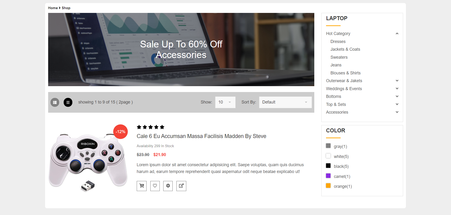Store Sidebar